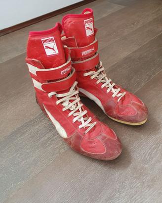 Puma - Racing high-top Shoes Vintage Red