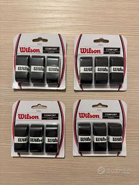 Wilson Overgrip PRO 12 Pezzi Neri– Scorta Smart Te