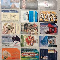 SCHEDE TELEFONICHE VINTAGE, LOTTO DI 115 PEZZI