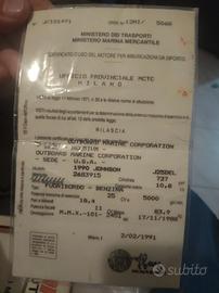 Motore fuoribordo Johnson 737