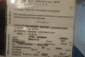 Motore fuoribordo Johnson 737