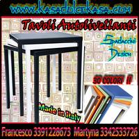 TAVOLO IMPILABILE IN FERRO AUTOLIVELLANTE