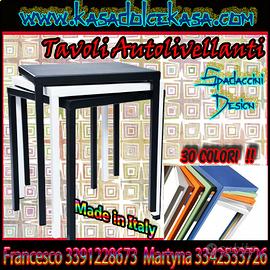 TAVOLO IMPILABILE IN FERRO AUTOLIVELLANTE