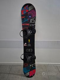 Tavola da  snowboard più attacchi Nitro