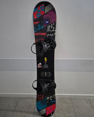 Tavola da  snowboard più attacchi Nitro