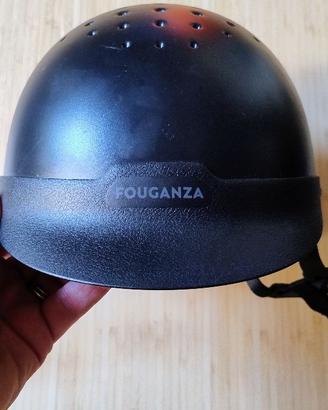 Casco / Cap Equitazione Fouganza 100 Decathlon
