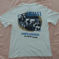 T shirt maglietta NIRVANA NY  tg S ma indossa M