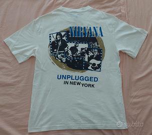 T shirt maglietta NIRVANA NY  tg S ma indossa M