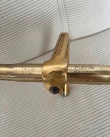 Manubrio + attacco manubrio Mavic Gold 
