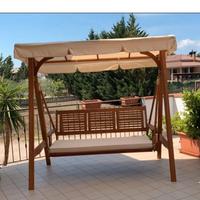 Dondolo da giardino legno