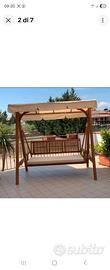 Dondolo da giardino legno