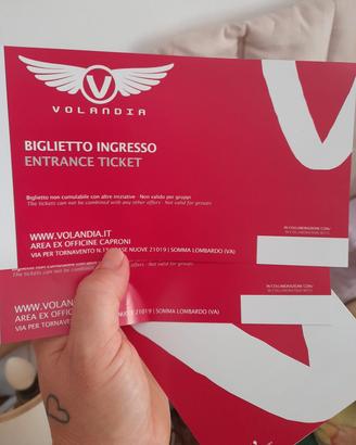 Biglietti museo dell'aviazione  Volandia