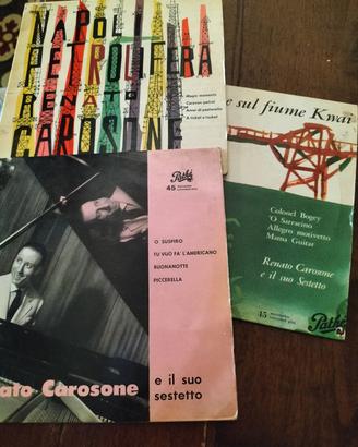 Lotto 3 Vinili 45 Giri / EP - Renato Carosone