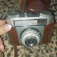 macchina fotografica bencini con rullino 