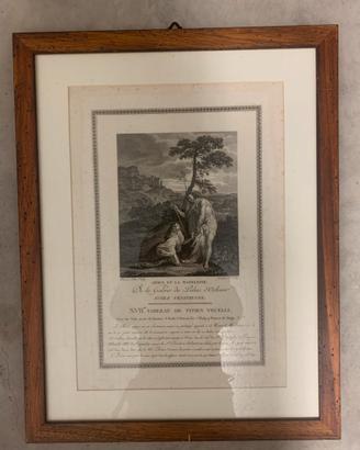 Quadro Gesu e la maddalena