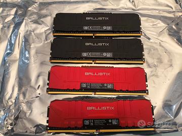 RAM 32GB DDR4 3200Mhz - 4x8Gb - Ballistix