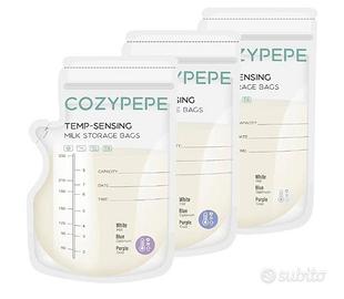 200 sacchetti per latte materno 