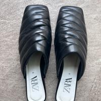 Sabot ciabatta pelle trapuntata Zara