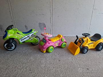 moto ruspa e macchina