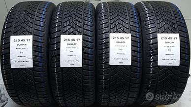4 GOMME 215 45 17 DUNLOP A1944