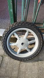 Ruota posteriore completa, Piaggio e Italjet