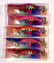 Set di 5 totanare multicolore misura 3/0