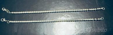 Bracciali placcati in argento 925