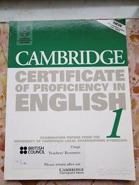 Cambridge Certificate of Proficiency in English 1.