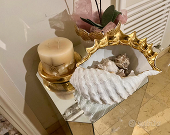 CeramicheBASSANOraroSETnr3DECORAZIONI"CONCHIGLIA"
