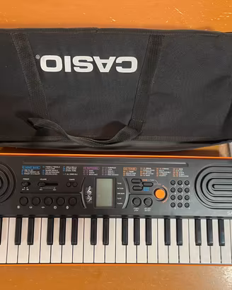 Electronic keyboard CASIO Sa-76 con custodia