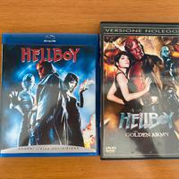 Hellboy (blu-ray) + Hellboy The Golden Army (dvd)