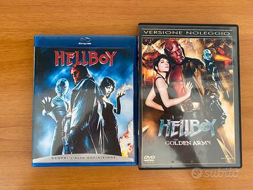 Hellboy (blu-ray) + Hellboy The Golden Army (dvd)