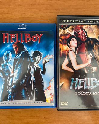 Hellboy (blu-ray) + Hellboy The Golden Army (dvd)