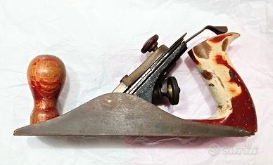 Pialla manuale con manico e pomello in legno