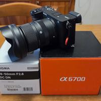Sony Alpha 6700 APS-C Fotocamera mirrorless