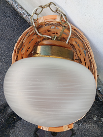 Lampadario modernariato vintage