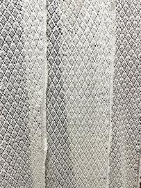 Vintage n. 3 tende a uncinetto lavorazione a pizzo