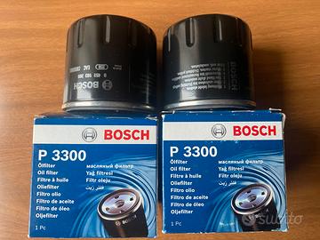 N. 2 filtri olio BOSCH P3300 per Alfa-Fiat-Lancia