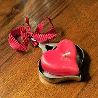 Portacandela a forma di cuore