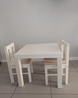 tavolino e sedie Ikea bambini