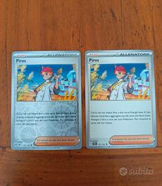 Piros carte Pokemon allenatore