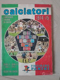 Album 1974 1975 Calciatori 123 figurine mancanti