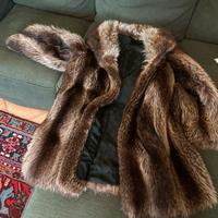 Pelliccia marmotta vintage anni 80