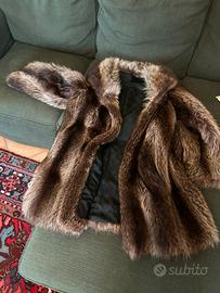 Pelliccia marmotta vintage anni 80