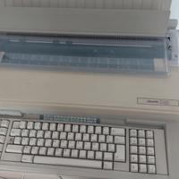 macchina da scrivere elettronica olivetti 