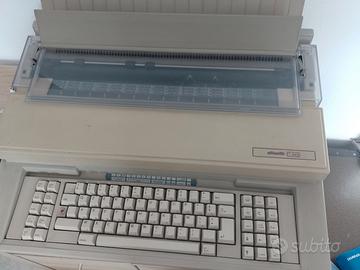 macchina da scrivere elettronica olivetti 