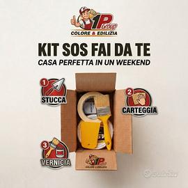 Kit Riparazione Muro Stucco e Pittura