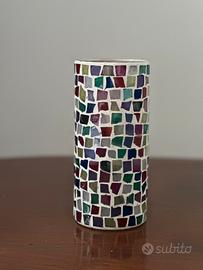 Vaso decorativo in mosaico