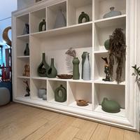 Libreria/porta tv in legno colore bianco