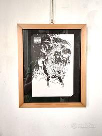 MARVEL ITALIA, WOLVERINE VS HULK, LITOGRAFIA 1998